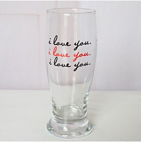 Copo Cerveja 530ml - I Love You I Love You +cx