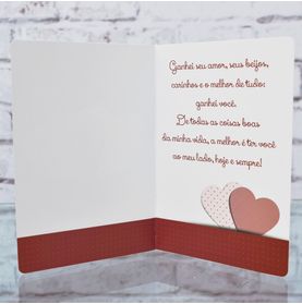 Cartão Meu Amor... (corações)