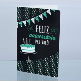 Cartão Feliz Aniversário Pra Você! (bolo)