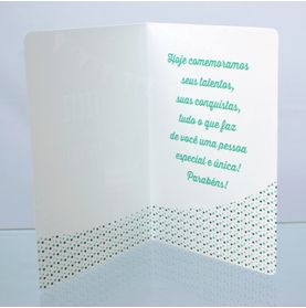 Cartão Feliz Aniversário Pra Você! (bolo)