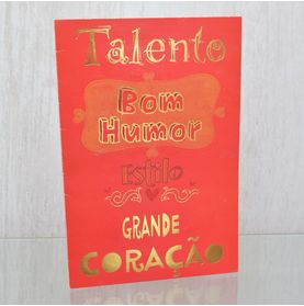 Cartão Talento, Bom Humor, Estilo, Grande Coração