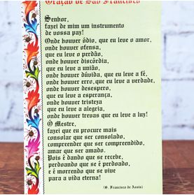 Cartão Postal Dia de São Francisco