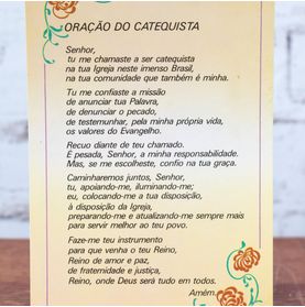 Cartão Postal Oração do Catequista
