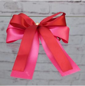 Laço M (vermelho e Pink)