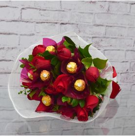 Buquê Chocolove com Rosas
