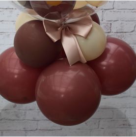 Balão Bubble de Chão Romântico (tons Terrosos)