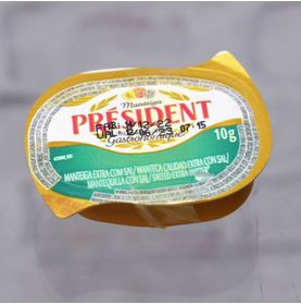 Manteiga Extra President com Sal 10g
