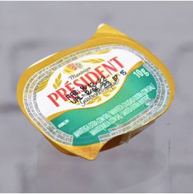Manteiga Extra President com Sal 10g