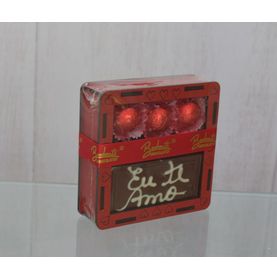 Caixa Luxo Card 3 Bombons - Eu Te Amo!
