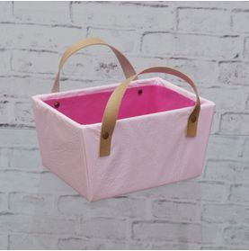 Cesta Diagonal Rosa (disponivel Na Cor Preta)