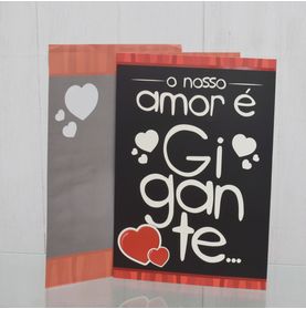 Cartão o Nosso Amor É Gigante