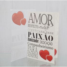 Cartão Amor Respeito de Verdade