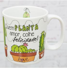 Caneca Quem Planta Amor