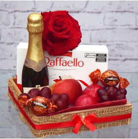 Kit Exclusivo Chandon, Frutas e Chocolates