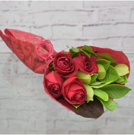 Quarteto de Rosas Vermelhas