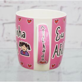 Caneca Porcelana Eu Amo Minha Afilhada
