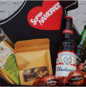 Kit Almofada Aperitivos e Cervejas Meu Namorado Merece