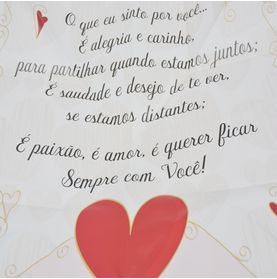 Cartão Azul Meu Amor