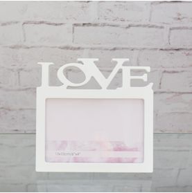 Porta Retrato Love- Branco
