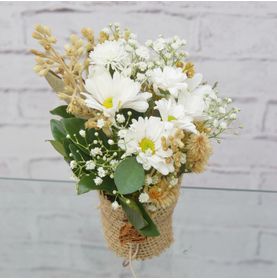Micro Vaso com Margaridas Alegria