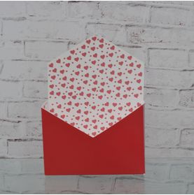 Envelope Estampa Coração