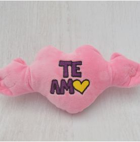 Chaveiro Coração Velboa Rosa Te Amo Pp