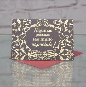 Cartão Abstratus P com Carinho Para Você Que É Muito Especial