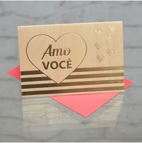 Cartão Abstratus P Amo Você