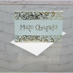 Cartão Abstratus P Muito Obrigado
