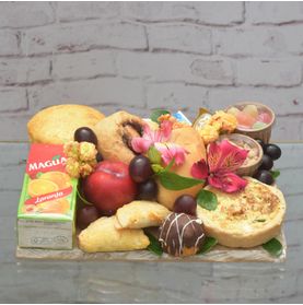 Platter Café da Manhã Compacto para Oferecer com Gratidão