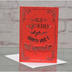 Cartão Hoje Quero Dizer Quanto Você É Especial