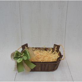 Base Lagar P Decorada com Laço Verde