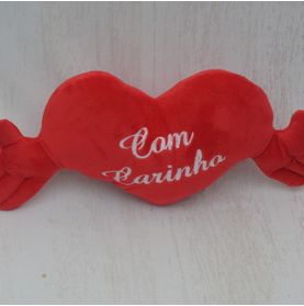 Almofada Coração C/braço com Carinho/gratidão