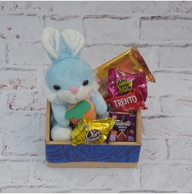 Kit de Páscoa com Mini Coelho e Chocolates Pra Você