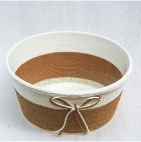 Cesta Paper Natural/branco