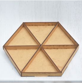 Base Octógono Mdf C/divisor