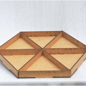 Base Octógono Mdf C/divisor