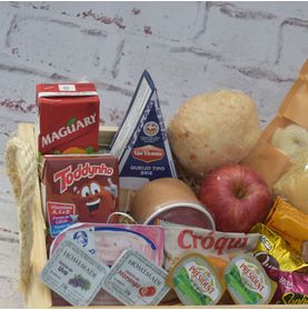 Cesta de Café da Manhã Delicada para Presentear