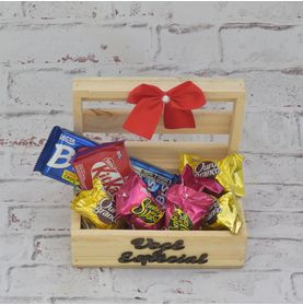 Mini Baú de Chocolates para Uma Pessoa Especial
